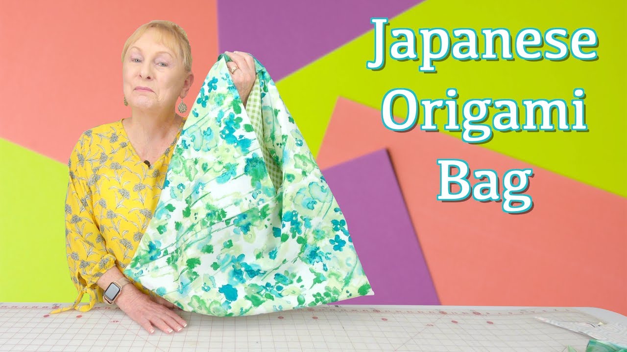 Japanese Origami Bag Tutorial  The Sewing Room Channel 