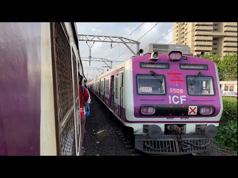 Byculla To Ulhasnagar Railways Station Mumbai Ll Mumbai Local Train Journey Ll Back To Back Action