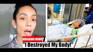 Erica Mena in Tears Over Botched Boob Job | “They Feel Like Stone!”