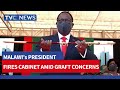 (WATCH) Malawi President Fires Cabinet Amid Graft Concerns