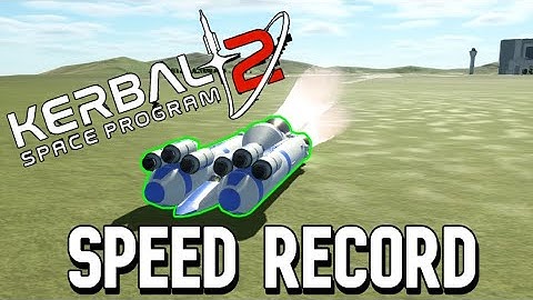 I Set The New Land SPEED RECORD In Kerbal Space Program 2!