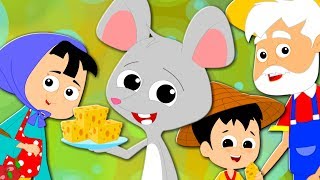 squeak squeak mouse nursery rhymes kids songs children rhyme