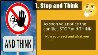 Conflict Resolution -  Learning to Deal With Conflict