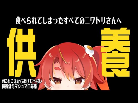 【月末配信】食べられたニワトリさんを供養します【６月】