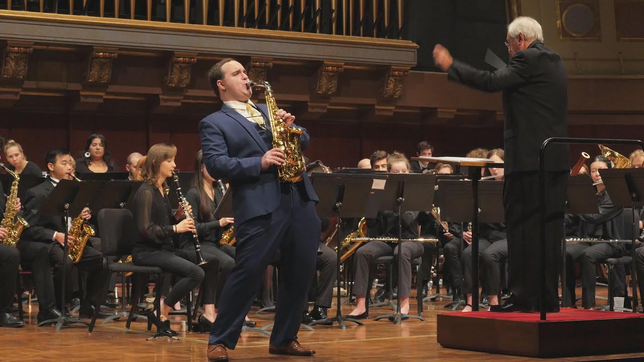 UMich Symphony Band - Steven Bryant - Concerto for Alto Saxophone (2014)