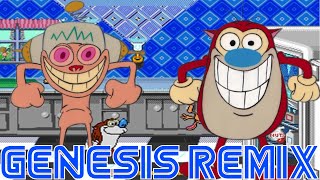 The Ren & Stimpy Show | Happy Happy Joy Joy - Stinky Wizzleteats (Sega Genesis Remix)