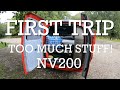 NV200 camper car first UK trip part 1