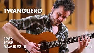 Twanguero performs Merle Travis' "Blue Smoke" on a 1982 Jose Ramirez "1a European Nylon String" chords