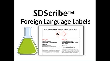 SDScribe 2021 Foreign Language Overview (SDSs and labels)