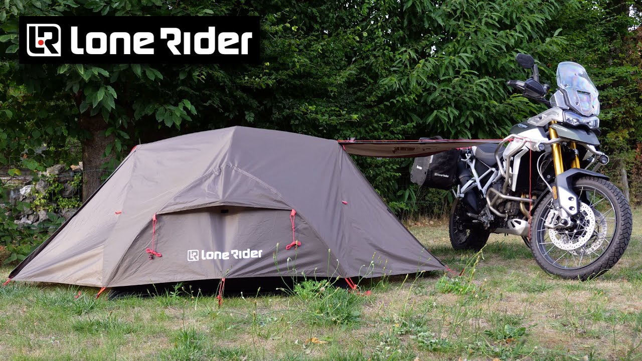 Test de la tente Lone Rider ADV Tent pensée pour ceux qui voyagent (beaucoup) à moto YouTube