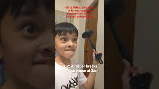 POV: A robber breaks into your house #memes #shorts