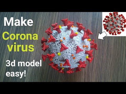 How to make coronavirus 3d model Craft