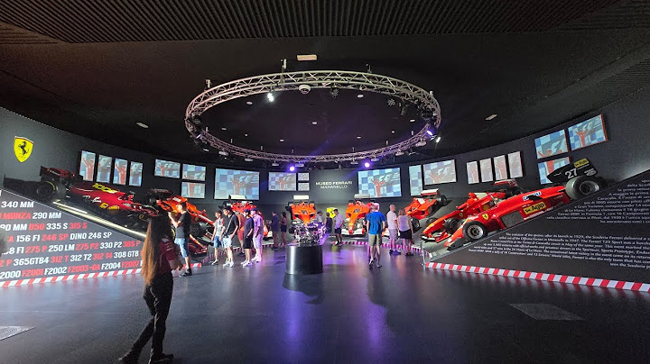 Museum of Ferrari, Maranello Italy (Europe Day 1)