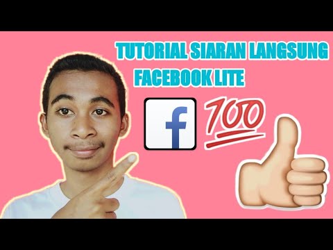 Tutorial Cara Siaran Langsung Facebook Lite Bykisal Youtube