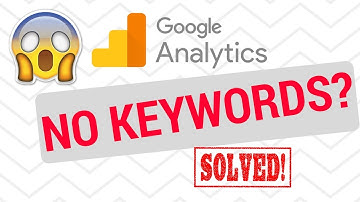 SOLVED Google Analytics keywords not provided...