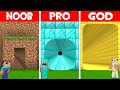 WHICH LONGEST TUNNEL is BETTER? DIRT VS DIAMOND VS GOLD TUNNEL in Minecraft NOOB vs PRO vs GOD!