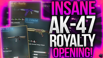 NEW AK-47 ROYALTY SUPPLY DROP OPENING! ALL NEW WEAPONS GAMEPLAY! (COD AW M16, Cel3, AK47 Gameplay)