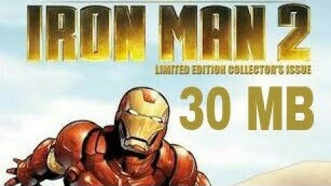 32MB]How To Download HIGHLY COMPRESSED  IRON MAN 2 Game in Android Device