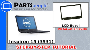 Dell Inspiron 15 (3531) LCD Bezel How-To Video Tutorial