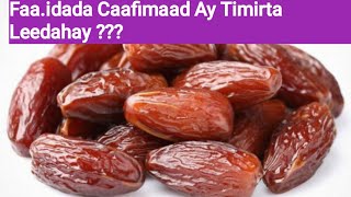 Faa.idooyinka Caafimaad Ay Leedahay Timirta ???