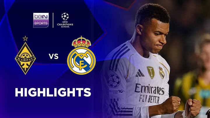 Kairat 0-5 Real Madrid | Champions League 25/26 Match Highlights