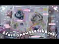 Realistic sketchbook with me vlog  drawing hotdog  draw with me  qa  tiffany weng