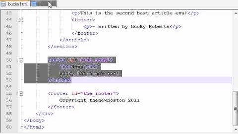 HTML5 Tutorial - 12 - Making Everything Pretty