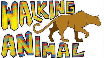 Animating a Walking Animal in Krita.