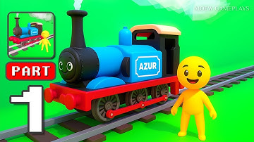 Rail Lands - Gameplay Walkthrough Part 1 - Casual Games To Play (iOS, Android)