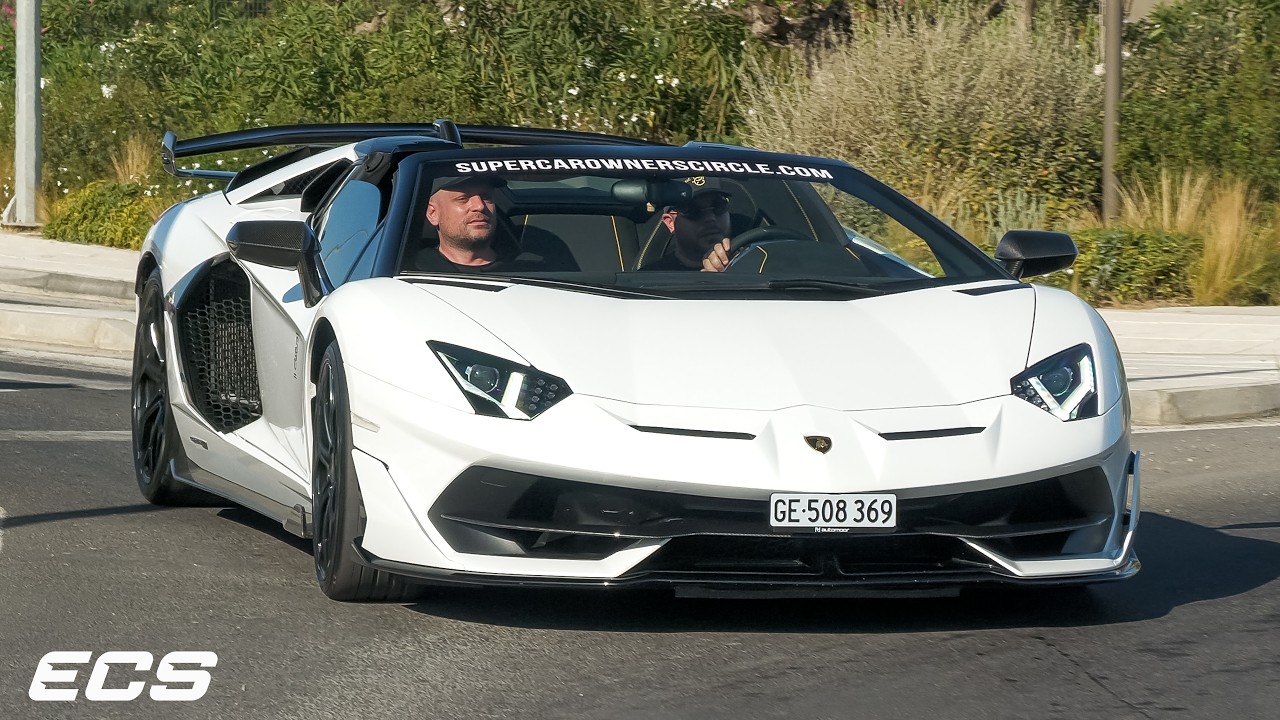 Lamborghini Aventador SVJ with Voltage Exhaust - LOUD Revs & Accelerations !