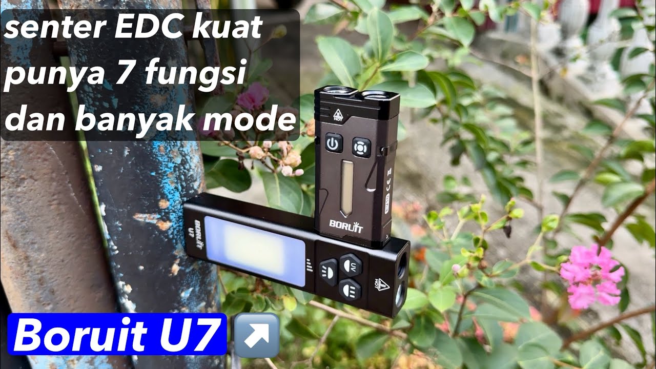 Boruit U7 senter EDC multifungsi yang terang dan memuaskan