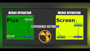NUKE : Plus & Screen Operation || difference between Plus & Screen Operation || Merge Node