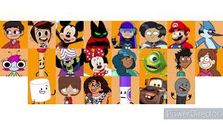 Which one of these cartoon characters starting with the letter M do you like/love?