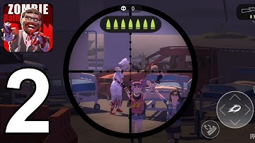 Zombie Battlefield - Gameplay Walkthrough | Part 2 - Sniper (iOS, Android)