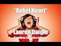 Lauren Daigle "Rebel Heart" BackDrop Christian Karaoke