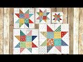 Sew your stash series  episode 36  patchwork stars in 6 sizes