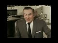 Capture de la vidéo Old Restored Long Format Interview With Walt Disney