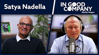 Satya Nadella - CEO of Microsoft | In Good Company | Podcast | Norges Bank Investment Management screenshot 1