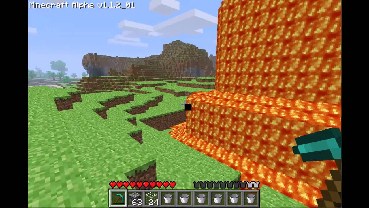 Minecraft Lava House - YouTube