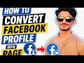 How to convert Facebook profile into page it's very easy way to convert and I give step by step to