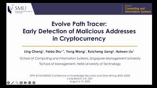 KDD 2023 - Evolve Path Tracer: Early Detection of Malicious Addresses in Cryptocurrency