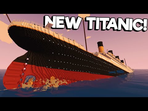 The BEST Titanic Sinking Ship I've Ever Seen! - Stormworks: Build and Rescue Gameplay