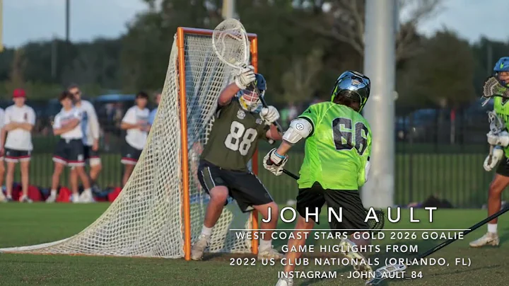 John Ault (2026 - Goalie - #88) Highlights US Club...