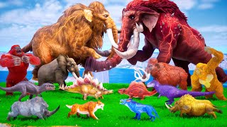 Woolly Mammoth Vs Zombie Mammoth Elephant Prehistoric Mammals Vs Ark Survival Creatures VS Dinosaurs