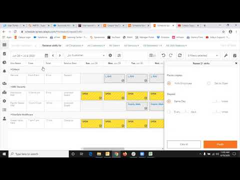 Celayix - Schedule Xpress - Shift Templates - Create, Apply, Repeat & Modify