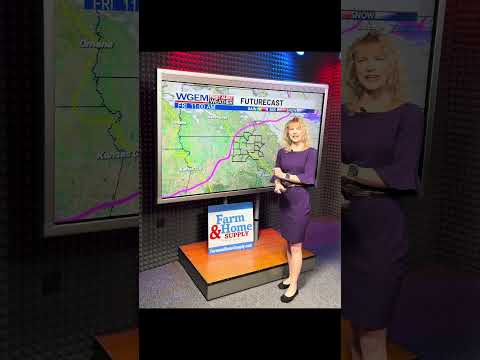 Say goodbye to the 60s. 😕 #friday More details: www.wgem.com/page/first-alert-weather-now/