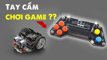 New #71 - Robot Lập Trình Đồ Họa Micro Maqueen Và Tay cầm Chơi Game Microbit