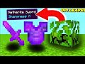 Minecraft But Leaves Drop OP Items hai