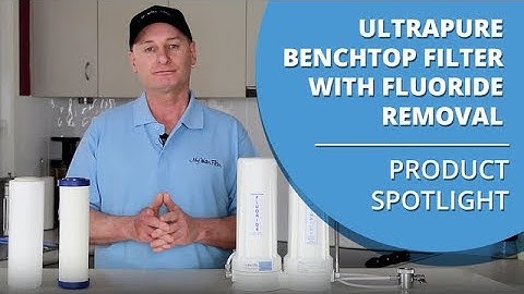 ULTRAPURE 0.5 Micron Ceramic Twin Bench Top City Water Filter with Fluoride Removal