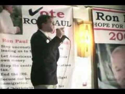 Ron Paul rally - Daniel Horak, City Commissioner C...